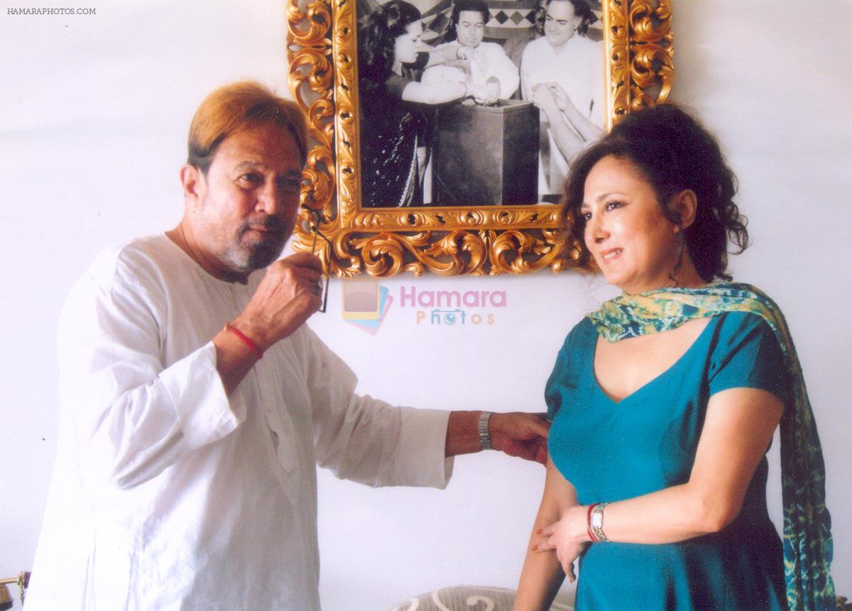 Anita Advani with Rajesh Khanna