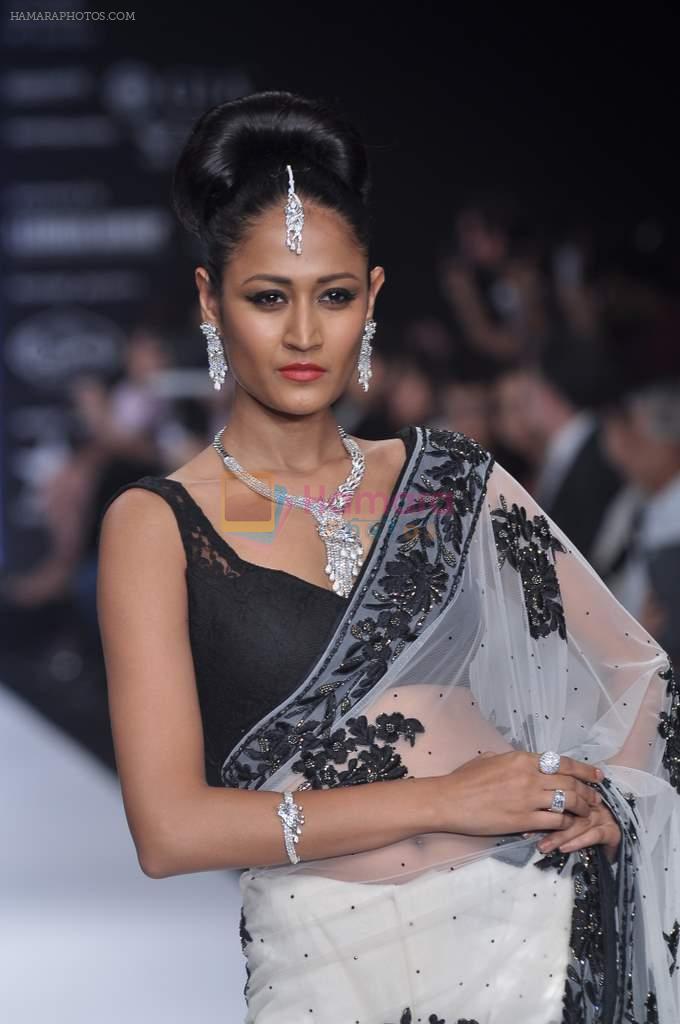 Model walks the ramp for  International Gemological Institute Show at IIJW Day 3 on 21st Aug 2012