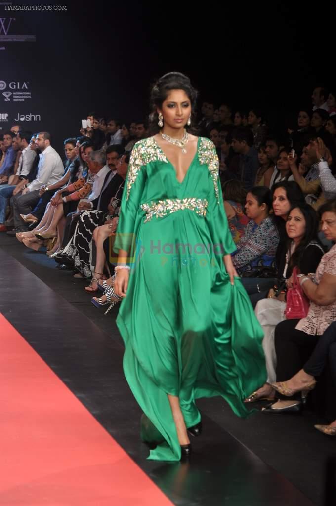 Model walks the ramp for Cappuccino Collection Show at IIJW Day 3 on 21st Aug 2012