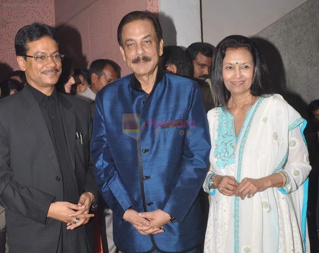 Krishnendu Sen with Subrata Roy at Krishendu sen album launch in Mumbai on 21st Aug 2012