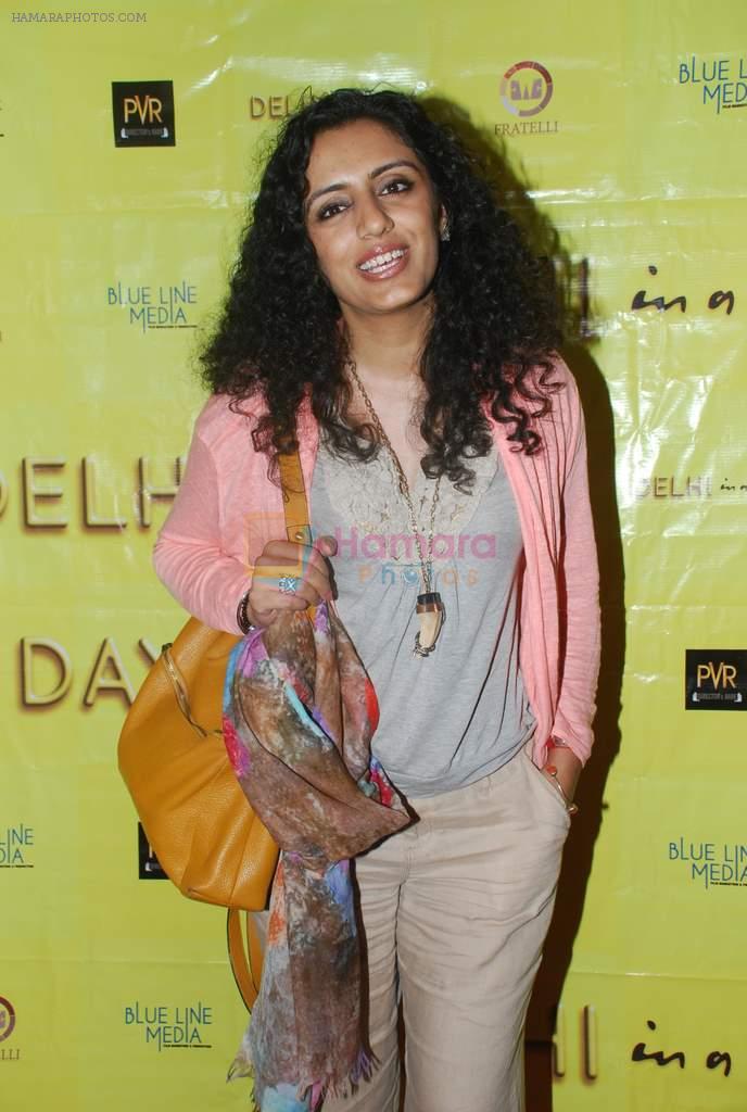 parveen Dusanj at Delhi In a Day premiere in pvr on 22nd Aug 2012