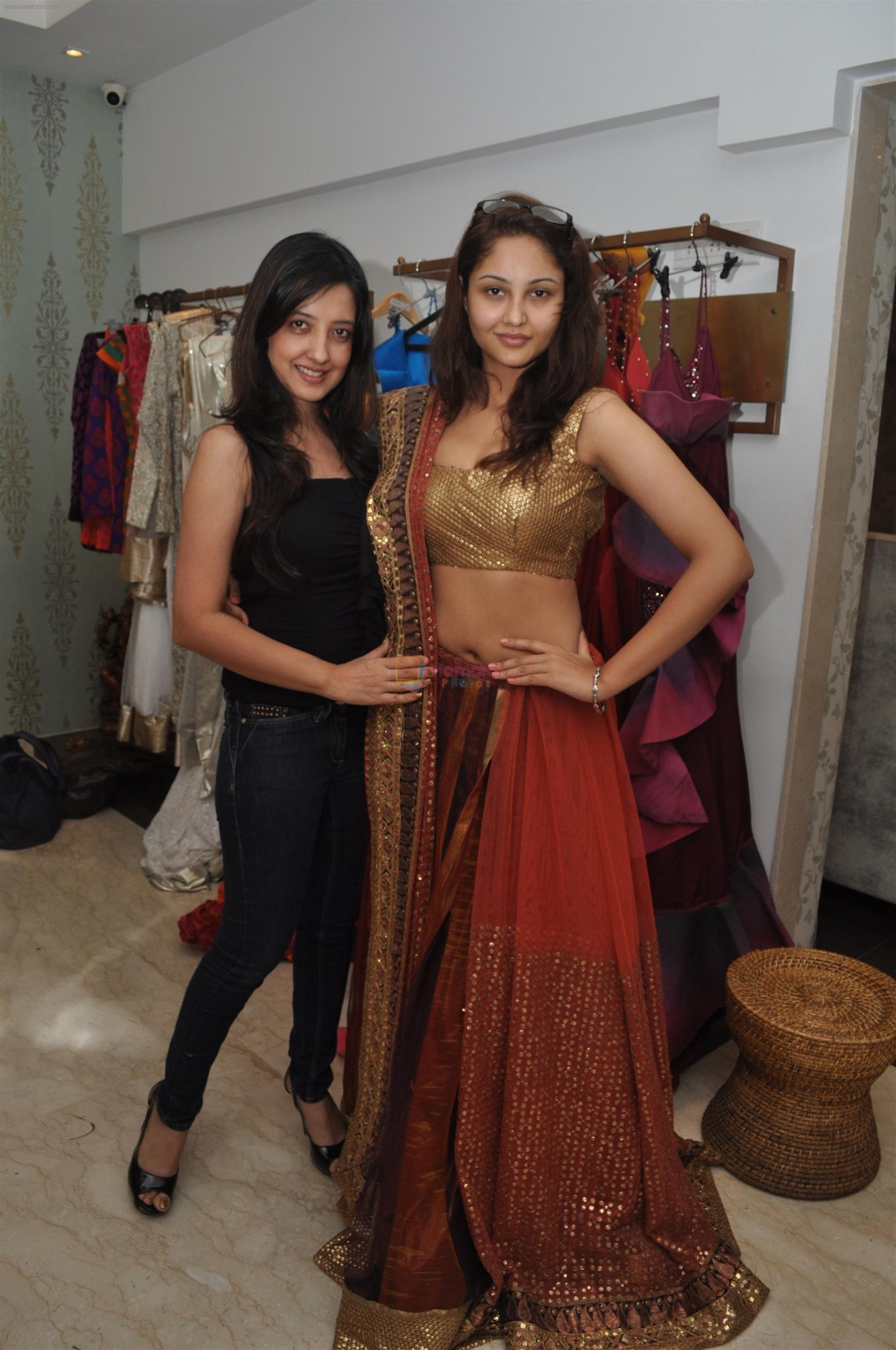 Amy Billimoria at Amy Billimoria's fittings of the models for her upcoming show sparkiling desires forever