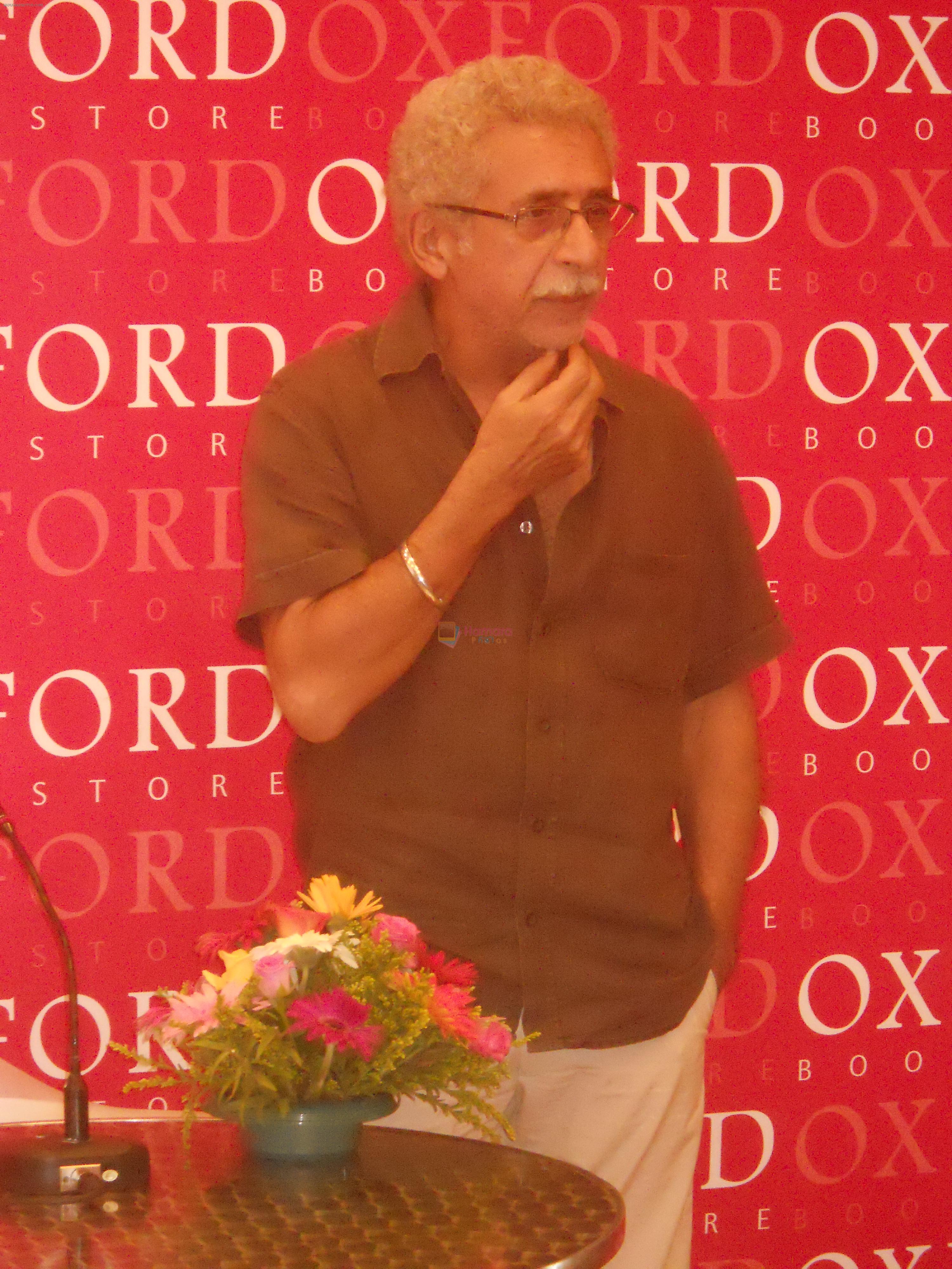 Naseeruddin Shah at the DVD launch of Bombay Our City and War and Peace by Anand Patwardhan in Oxford Bookstore, Mumbai on 22nd Aug 2012
