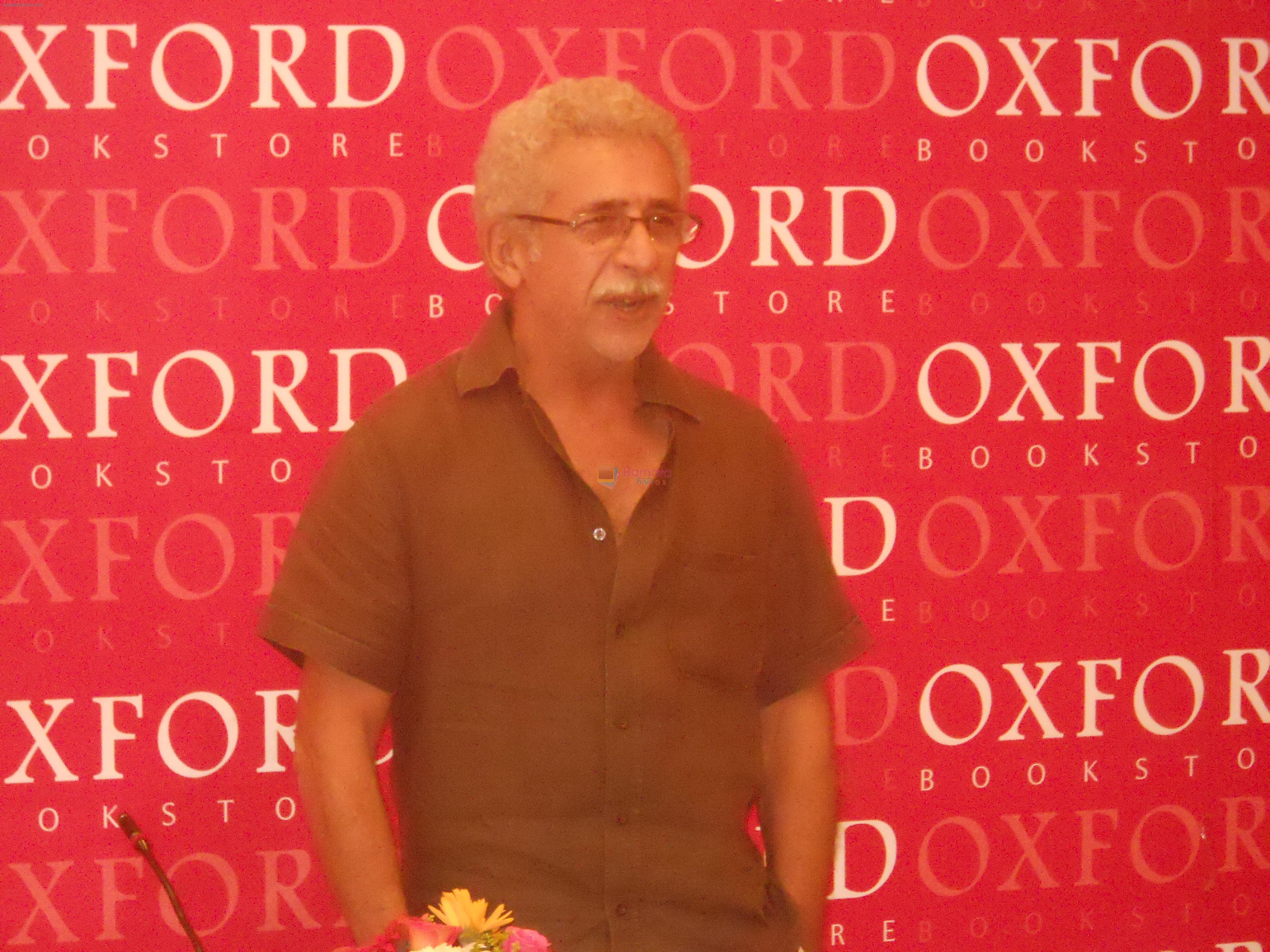 Naseeruddin Shah at the DVD launch of Bombay Our City and War and Peace by Anand Patwardhan in Oxford Bookstore, Mumbai on 22nd Aug 2012