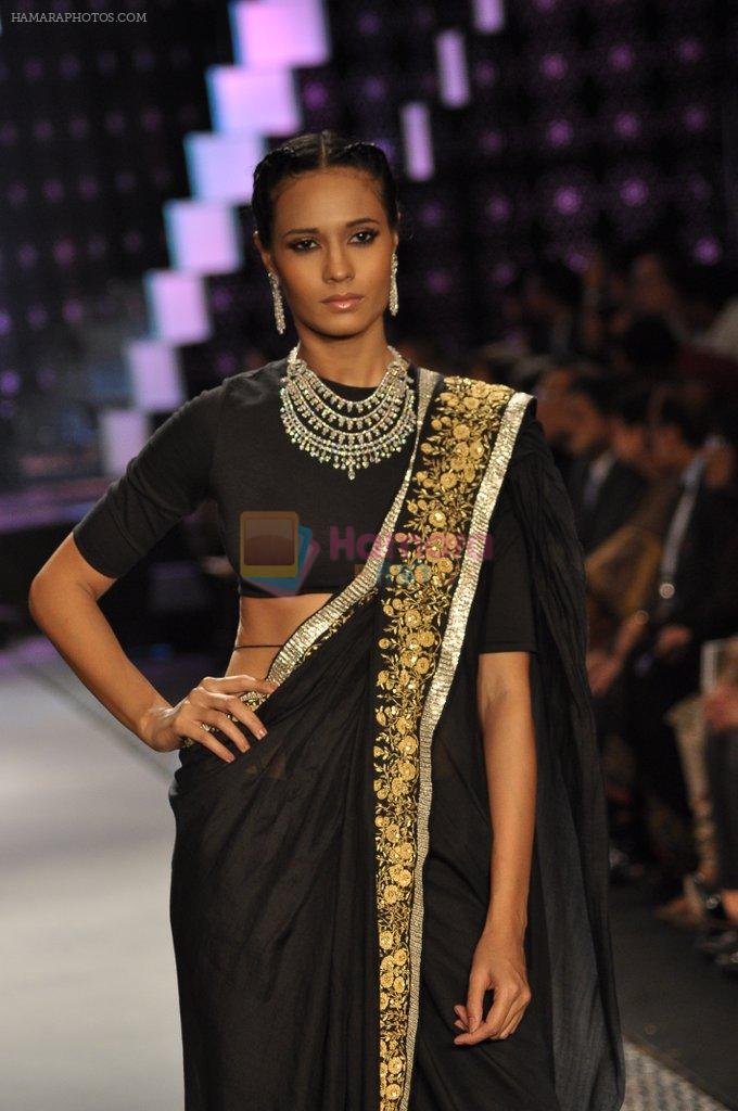 Model walks the ramp for PC Jeweller Show at IIJW Day 5 Grand Finale on 23rd Aug 2012