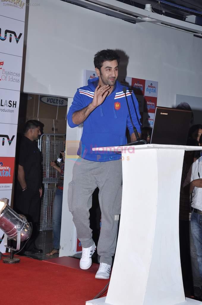 Ranbir Kapoor laucnhes Youtube interactive to promote Barfi in Malad on 31st Aug 2012