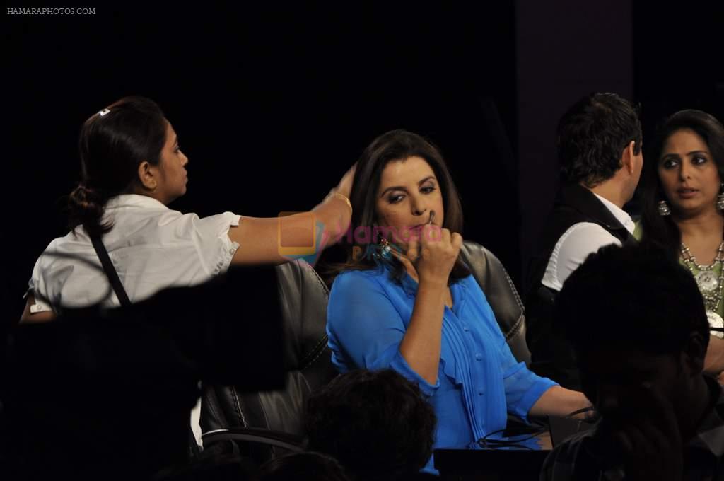 Farah Khan on the sets of Zee Dance Ke Superkids in Mumbai on 3rd Sept 2012