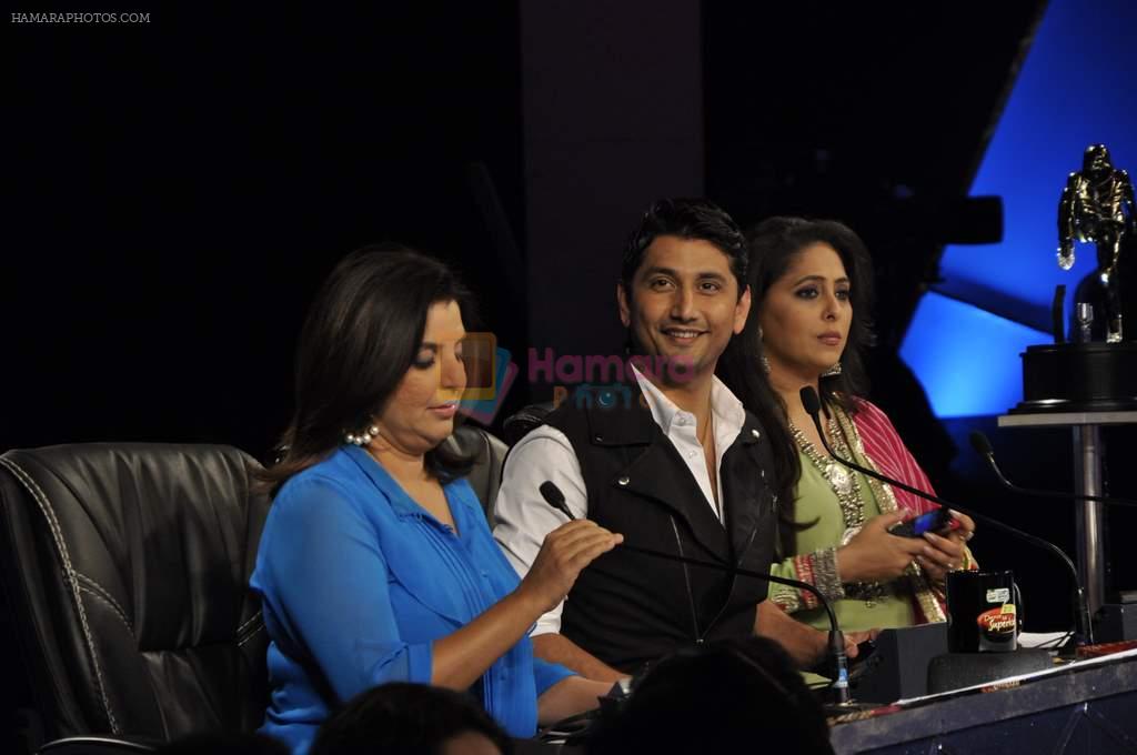 Farah Khan on the sets of Zee Dance Ke Superkids in Mumbai on 3rd Sept 2012