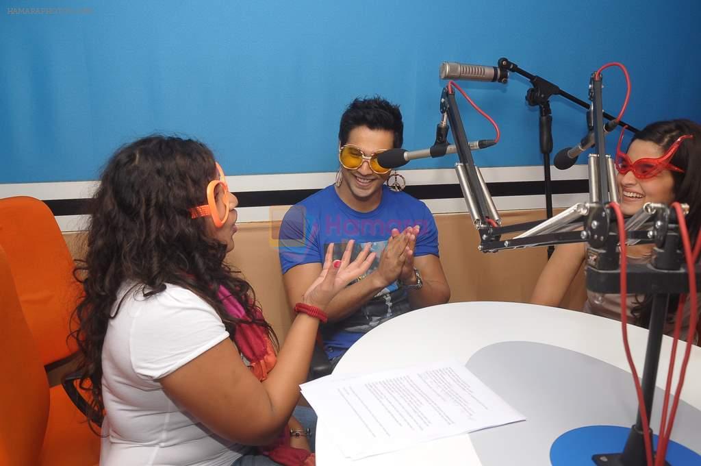 Alia Bhatt, Varun Dhawan at Student of the Year Promotion in Radio FM 93.5 & Radio Mirchi 98.3 FM, Mumbai on 3rd Sept 2012
