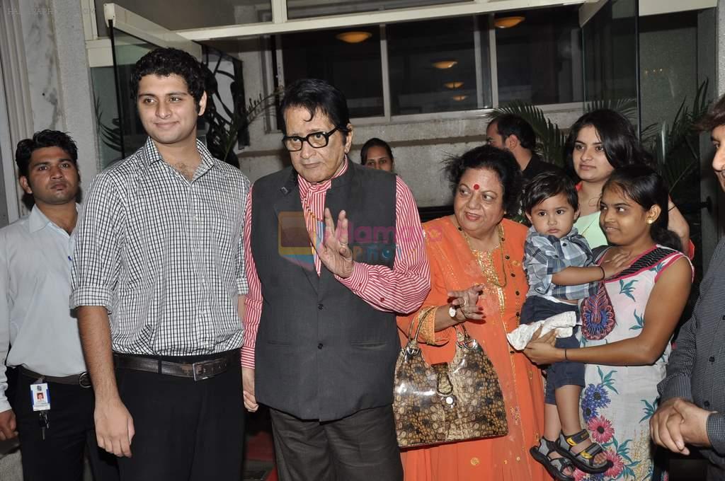 Manoj Kumar at Asha Bhosle's 80 glorious years celebrations and her film Maii promotions in Mumbai on 5th Sept 2012