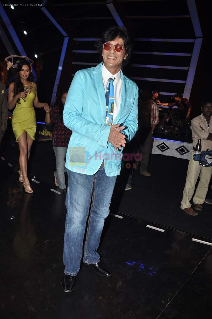Chunky Pandey on the sets of Laugh India Laugh in Andheri, Mumbai on 6th Sept 2012