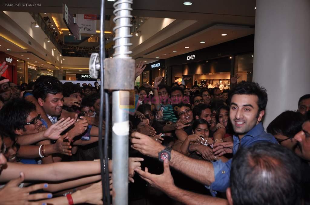 Ranbir Kapoor at Barfi promotions in R City Mall, Kurla on 8th Sept 2012