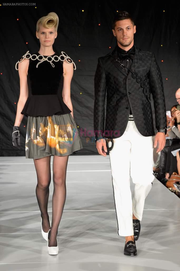 Model walk the ramp for Mercedes Benz Fashion Week Spring 2013 Preliminary Schedule on 6th Sept 2012