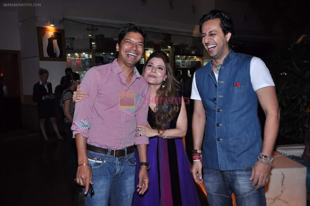 Shaan, Sapna Mukherji, Salim Merchant at Sapna Mukherjis party for Sound of the Soul in Mabruk Restaurant, Mumbai on 10th Sept 2012