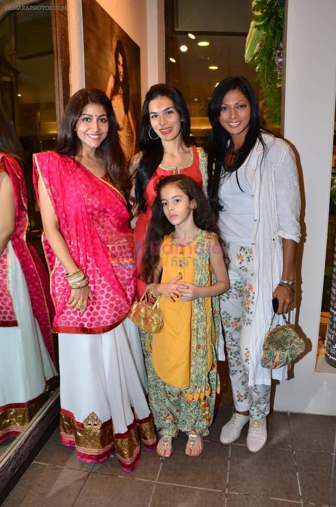 Nina Manuel at Nee & Oink launch their festive kidswear collection at the Autumn Tea Party at Chamomile in Palladium, Mumbai ON 11th Sept 2012