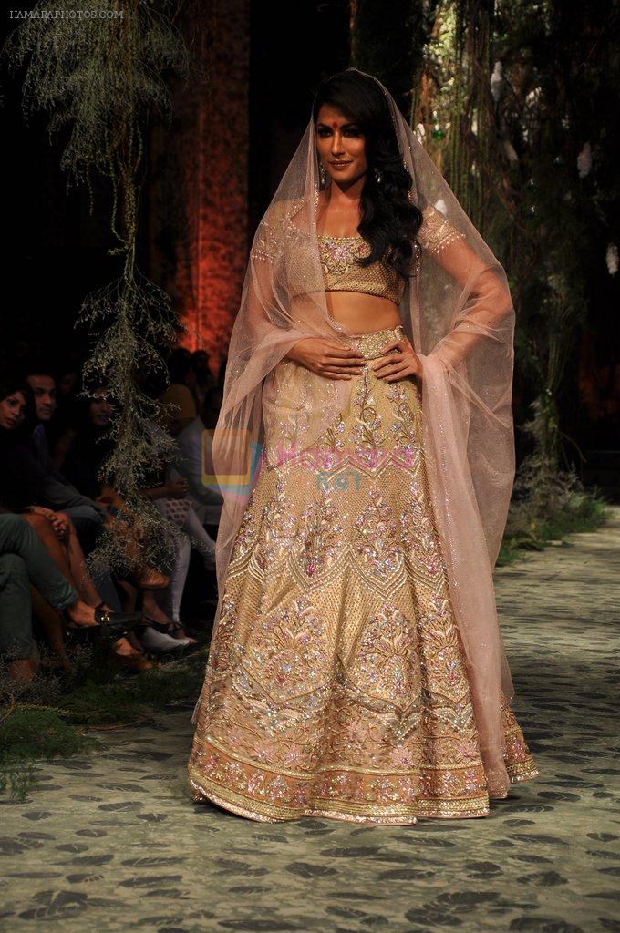 Chitrangada Singh walks the ramp for Tarun Tahiliani show on the opening day of the Aamby Valley India Bridal Fashion Week 2012 on 12th Sept 2012