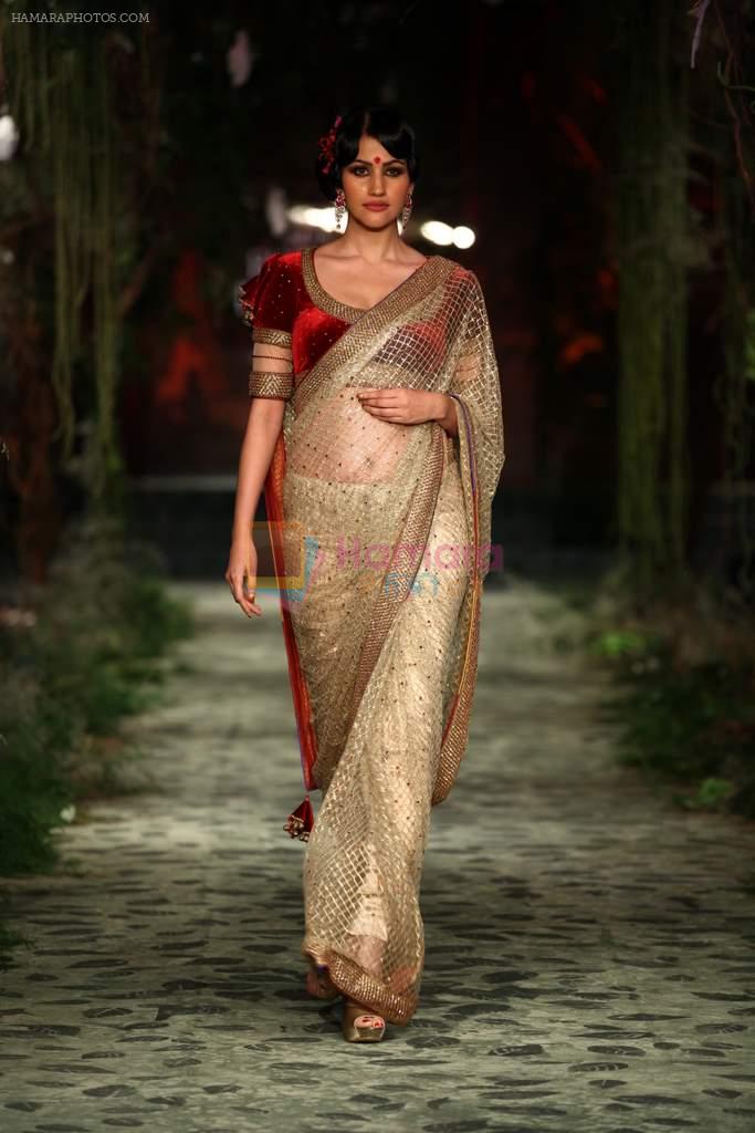 Model walk the ramp for Tarun Tahiliani show on the opening day of the Aamby Valley India Bridal Fashion Week 2012 on 12th Sept 2012