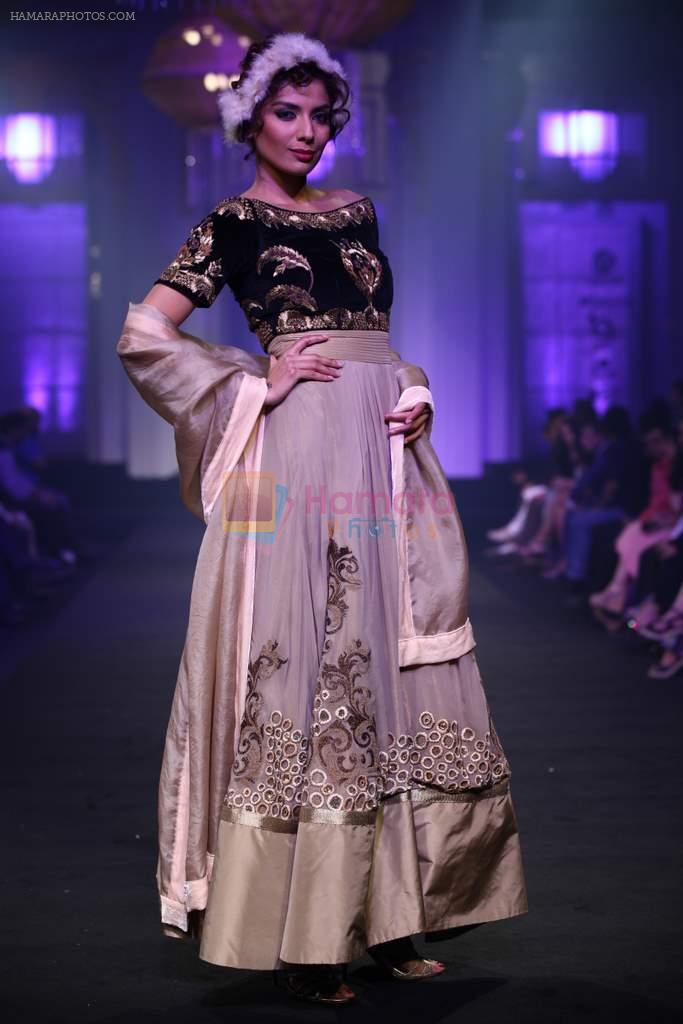 Model walk the ramp for Narendra Kumar Ahmed show at Aamby Valley India Bridal Fashion Week 2012 Day 2 in Mumbai on 13th Sept 2012