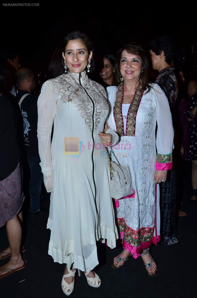 Manisha Koirala, Zarine Khan at Ashima leena show at Aamby Valley India Bridal Fashion Week 2012 in Mumbai on 14th Sept 2012