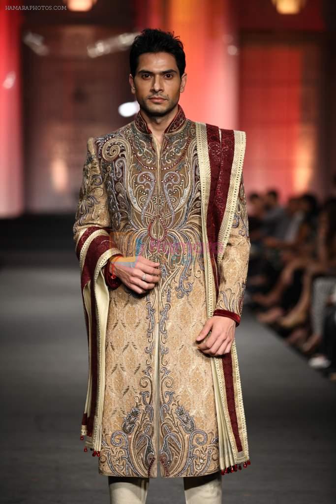 Model walk the ramp for Anjalee and Arjun Kapoor show at Aamby Valley India Bridal Fashion Week 2012 in Mumbai on 14th Sept 2012