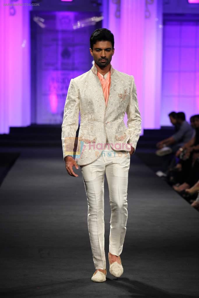 Model walk the ramp for Anjalee and Arjun Kapoor show at Aamby Valley India Bridal Fashion Week 2012 in Mumbai on 14th Sept 2012