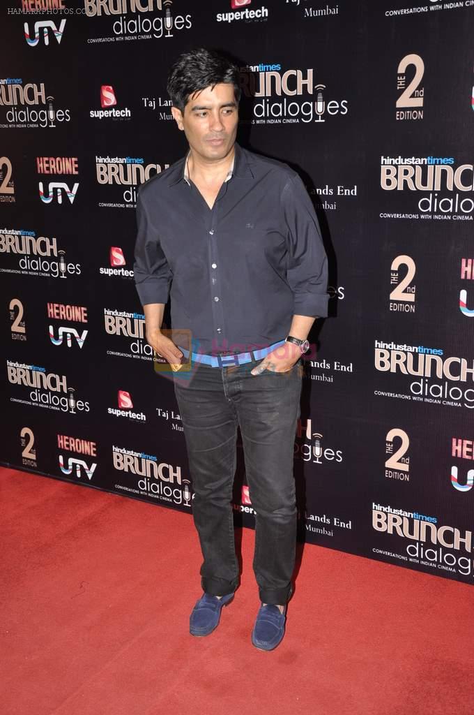 Manish Malhotra at the Hindustan Times's Brunch Dialogues in Taj LAnd's End, Mumbai on 14th Sept 2012