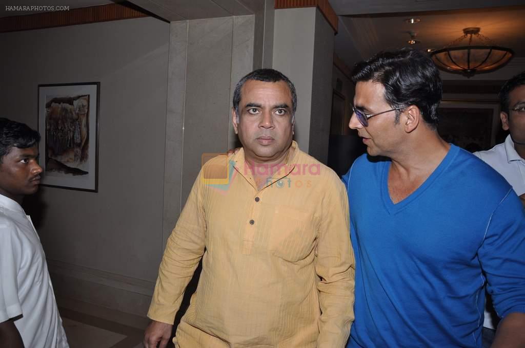 Akshay Kumar and Paresh Rawal snapped in J W Marriott, Mumbai on 14th Sept 2012