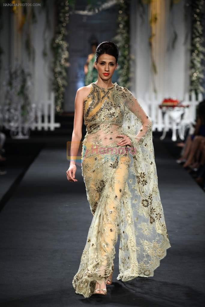 Model walk the ramp for Shantanu Nikhil show at Aamby Valley India Bridal Fashion Week 2012 in Mumbai on 15th Sept 2012