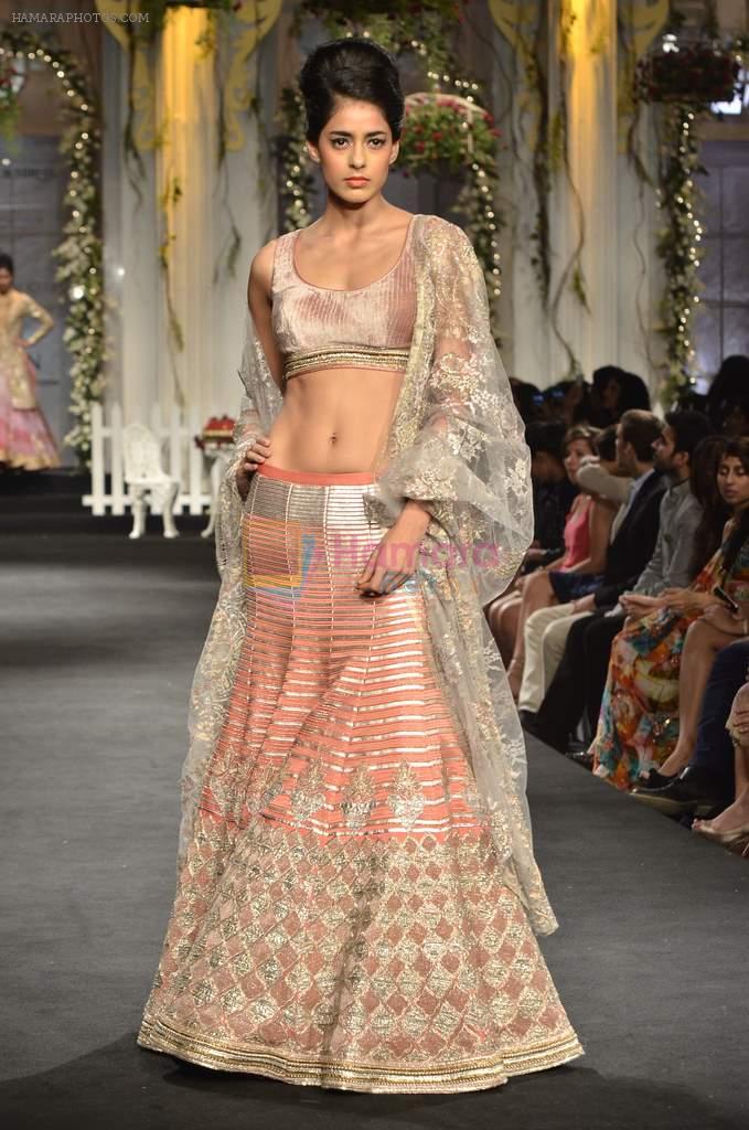 Model walk the ramp for Shantanu Nikhil show at Aamby Valley India Bridal Fashion Week 2012 in Mumbai on 15th Sept 2012