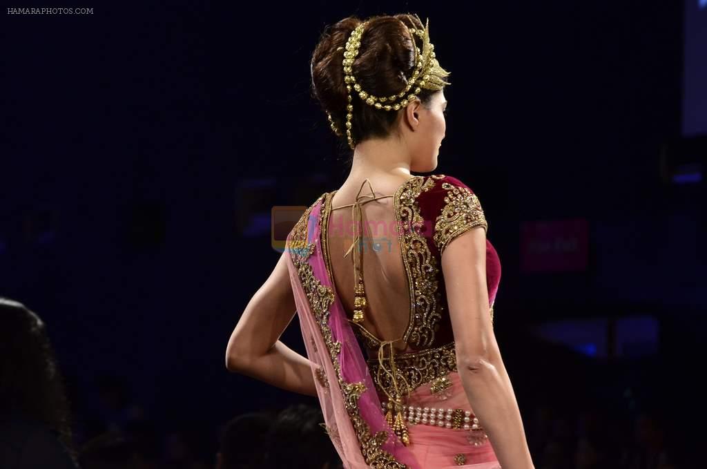 Model walk the ramp for Vikram Phadnis show at Aamby Valley India Bridal Fashion Week 2012 Day 5 in Mumbai on 16th Sept 2012
