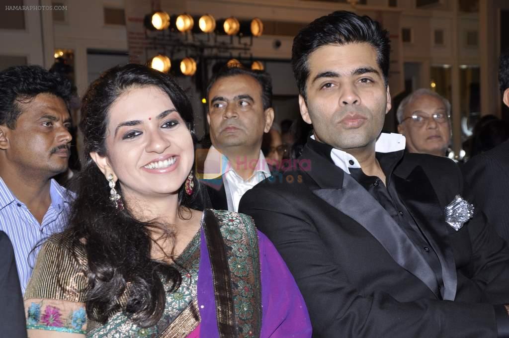 Karan Johar, Shaina NC at Giant Awards in Mumbai on 17th Sept 2012