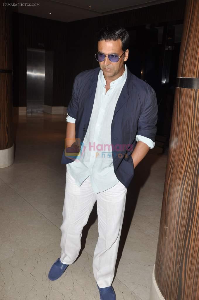 Akshay Kumar launches Oh My God trailor in a trade magazine cover in Novotel, Mumbai on  16th Sept 2012