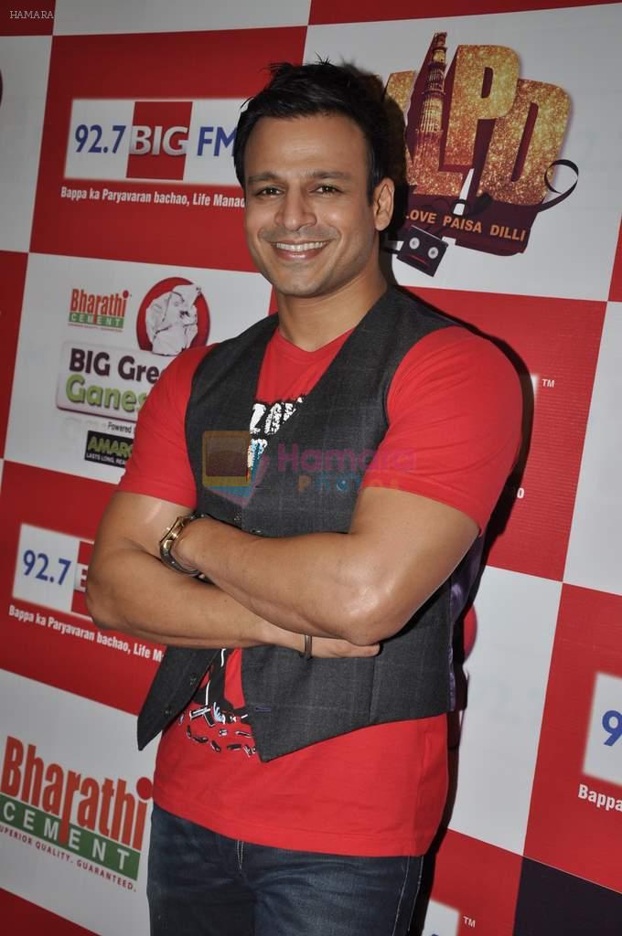 Vivek Oberoi promotes BIG Green Ganesha 2012 campaign by 92.7 BIG FM at BIG FM studio, Andheri West, Mumbai on 21st Sept 2012