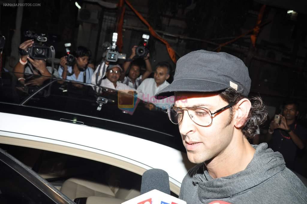 Hrithik Roshan at Peace project with Brahmakuris in Bhaidas Hall on 21st Sept 2012