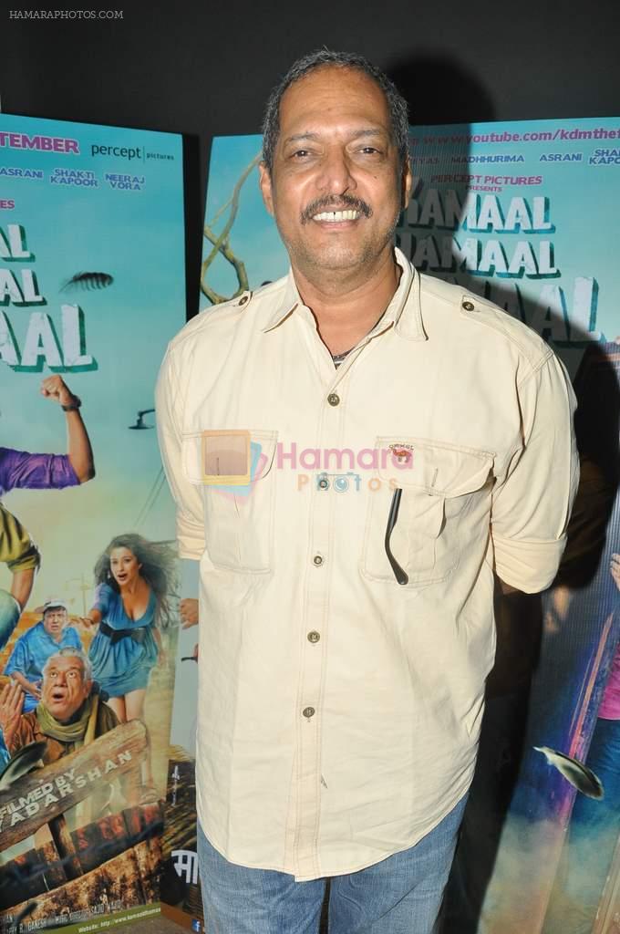 Nana Patekar at Kamaal Dhamaal Malamaal promotional event in Mumbai on 21st Sept 2012