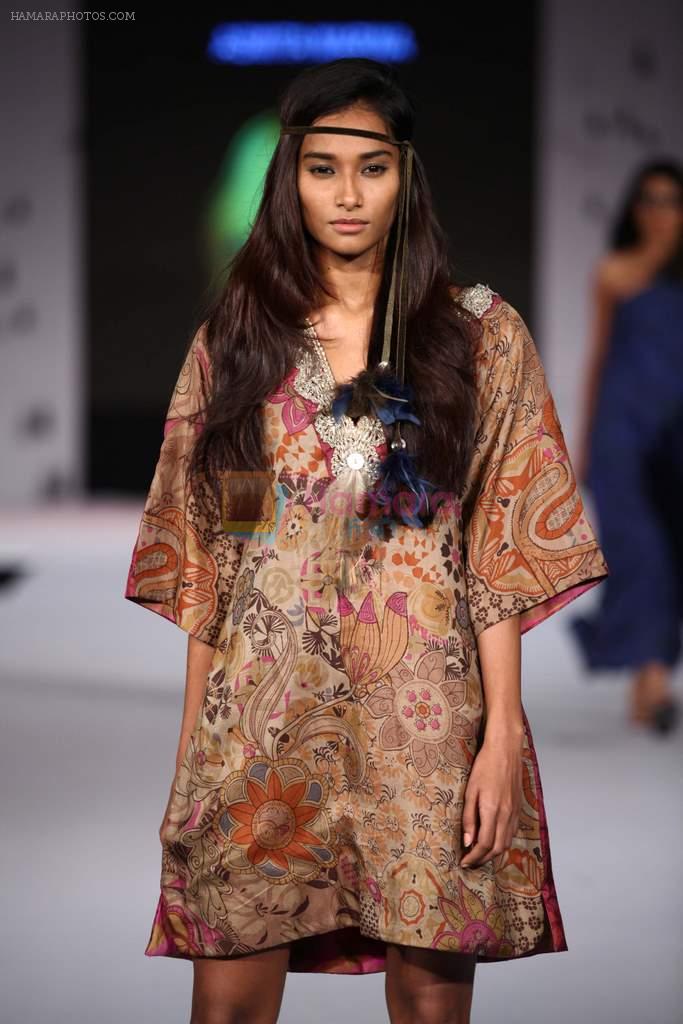 Model walk the ramp for Designer Ashmita Marwah at Blenders Pride Fashion Tour Kolkata Day 1 on 22nd Sept 2012