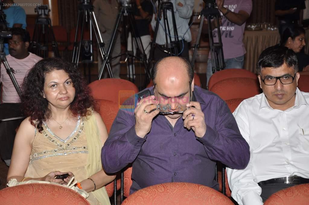 Mohammed Rafi's son at a Press Meet in Mumbai on 26th Sept 2012