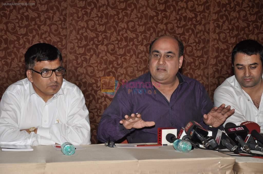 Mohammed Rafi's son at a Press Meet in Mumbai on 26th Sept 2012