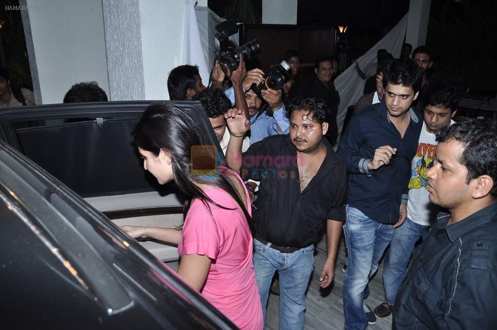 Katrina Kaif at Ranbir's birthday bash in Mumbai on 27th Sept 2012