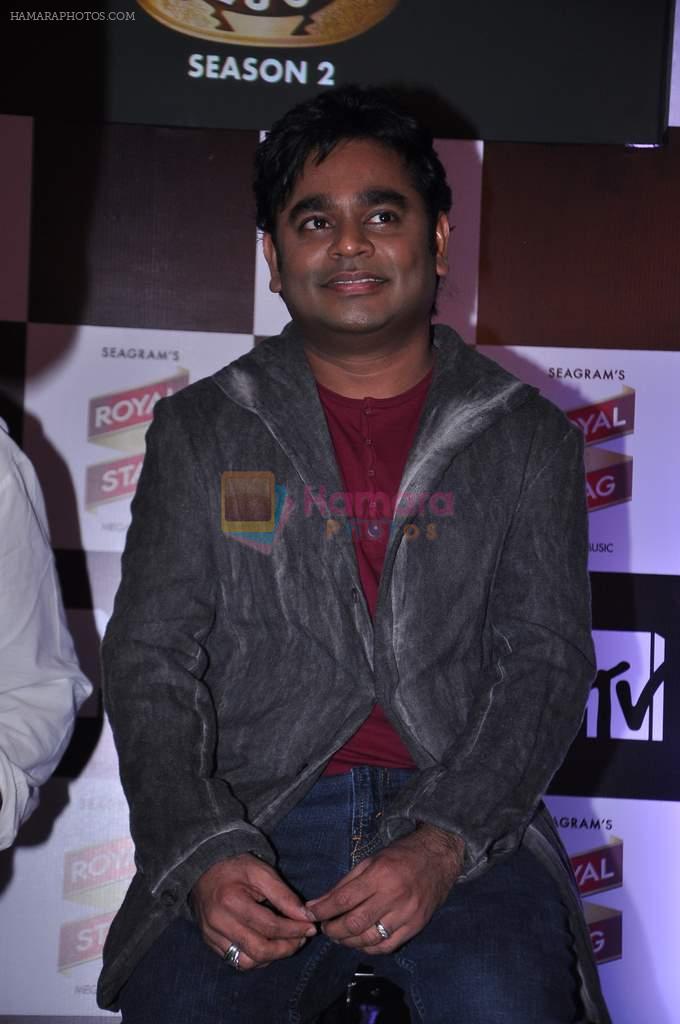 A R Rahman at MTV Unplugged Season 2 launch in J W Marriott on 27th Sept 2012