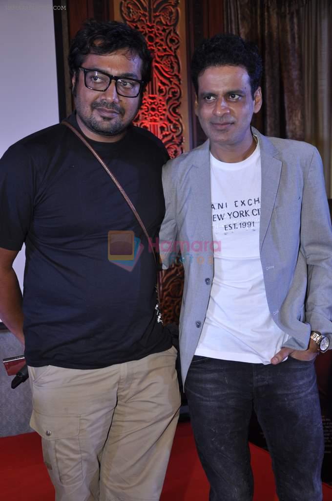 Anurag Kashyap, Manoj Bajpai at Chittagong film music launch in Sea Princess,  Mumbai on 27th Sept 2012