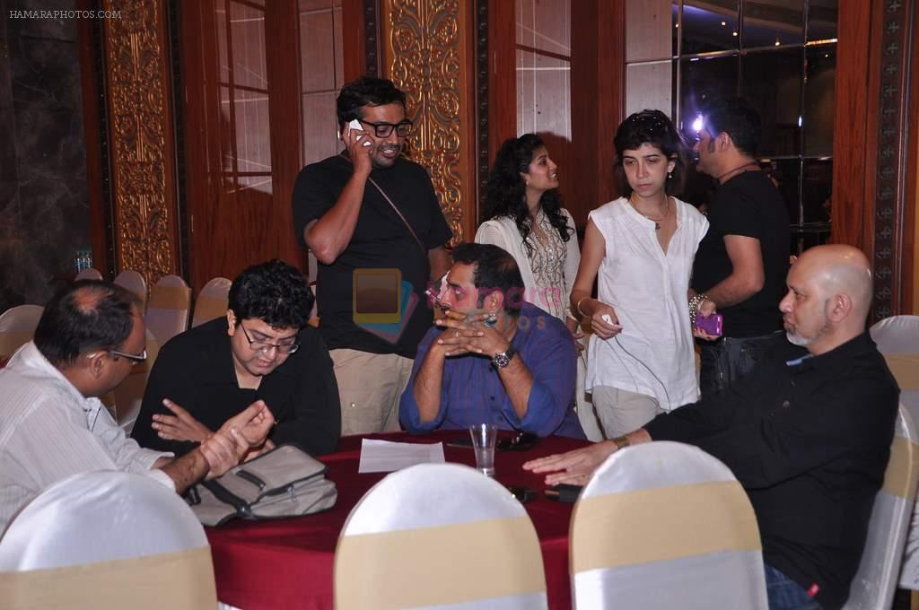 Loy Mendonca,Ehsaan Noorani, Anurag Kashyap, Prasoon Joshi, Shankar Mahadevan at Chittagong film music launch in Sea Princess,  Mumbai on 27th Sept 2012