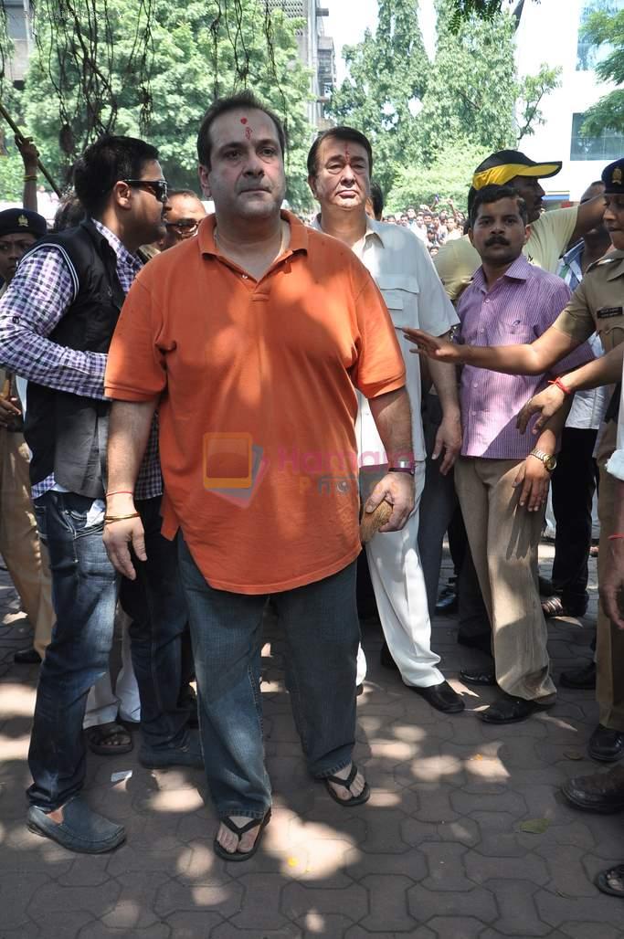 Rajiv Kapoor at RK studio ganpati Visarjan on 29th Sept 2012