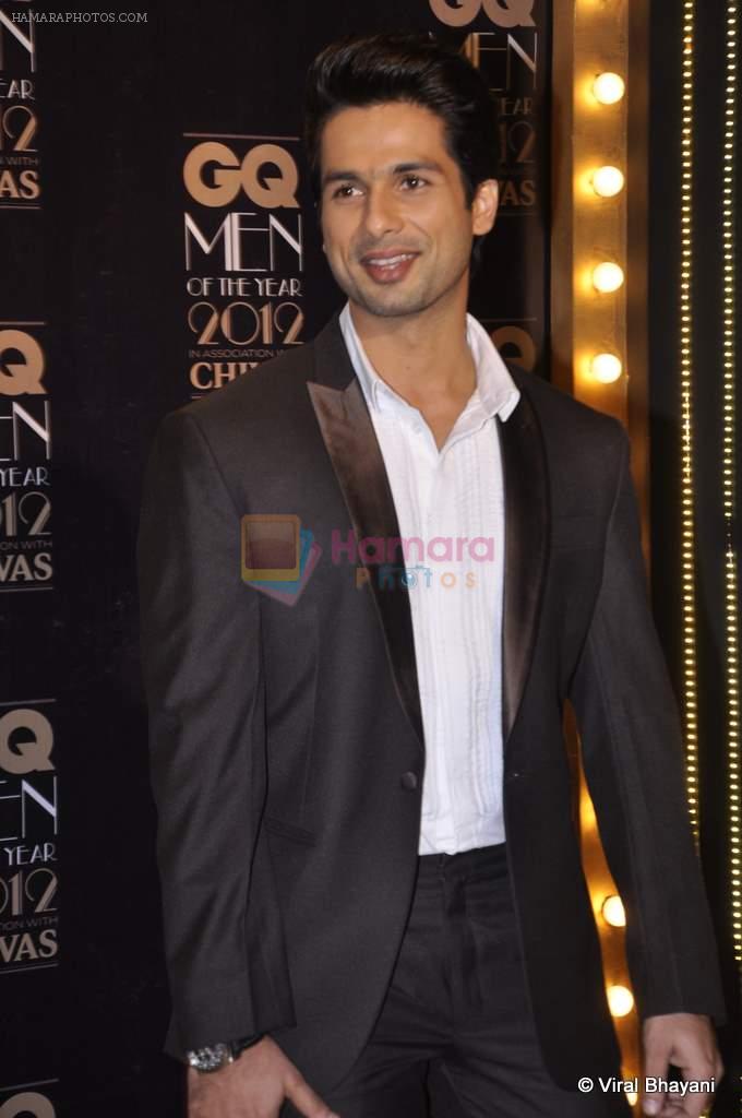 Shahid Kapoor at GQ Men of the Year 2012 in Mumbai on 30th Sept 2012,1