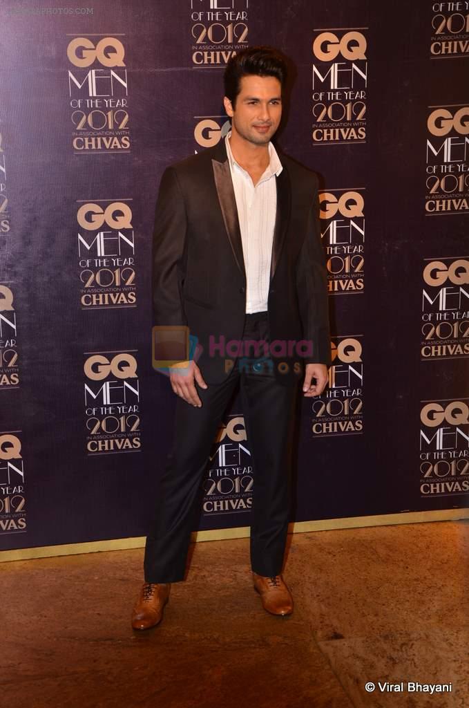 Shahid Kapoor at GQ Men of the Year 2012 in Mumbai on 30th Sept 2012