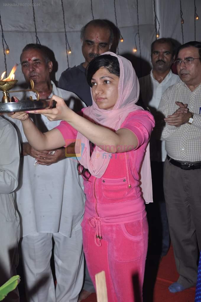 Shweta Kumar at T-series ganpati Visarjan in Andheri, Mumbai on 30th Sept 2012