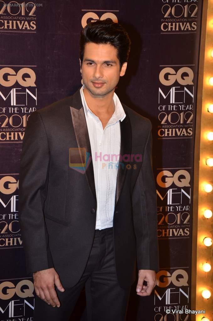 Shahid Kapoor at GQ Men of the Year 2012 in Mumbai on 30th Sept 2012