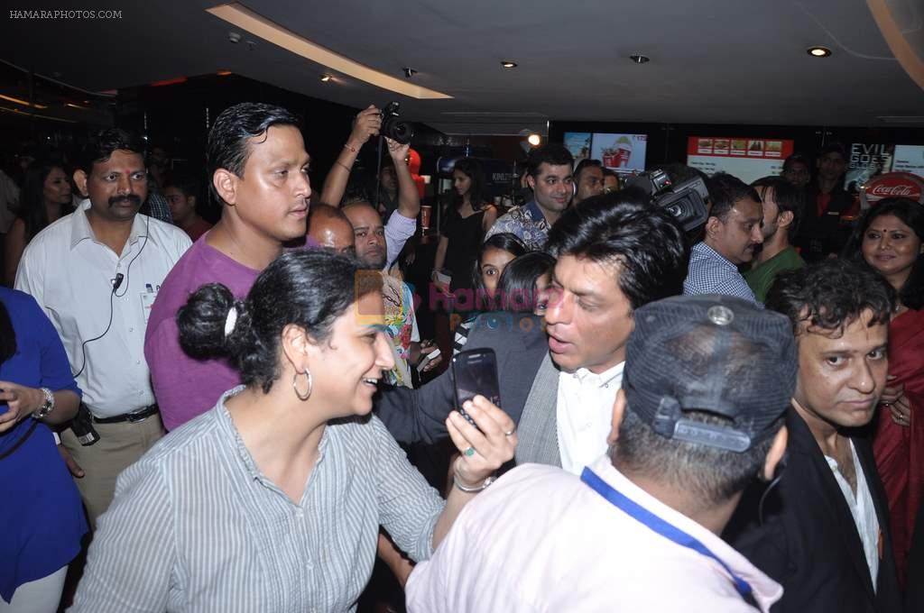 Shahrukh Khan at the Premiere of Chittagong in Mumbai on 3rd Oct 2012