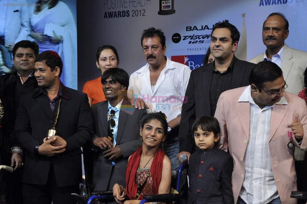Sanjay Dutt and Manyata at DR Batra Positive awards in NCPA, Mumbai on 4th Oct 2012