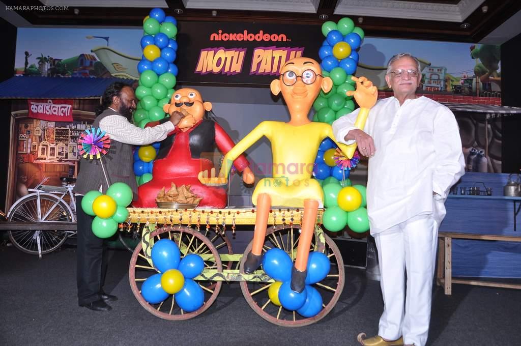 Gulzar, Ketan Mehta at Motu patlu animation launch in Taj Land's End on 4th Oct 2012